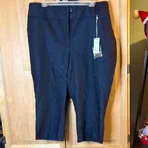Lane Bryant Navy Cropped Pants